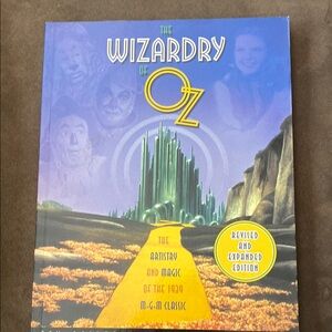 The Wizardry of Oz Book - Blue and Yellow Cover